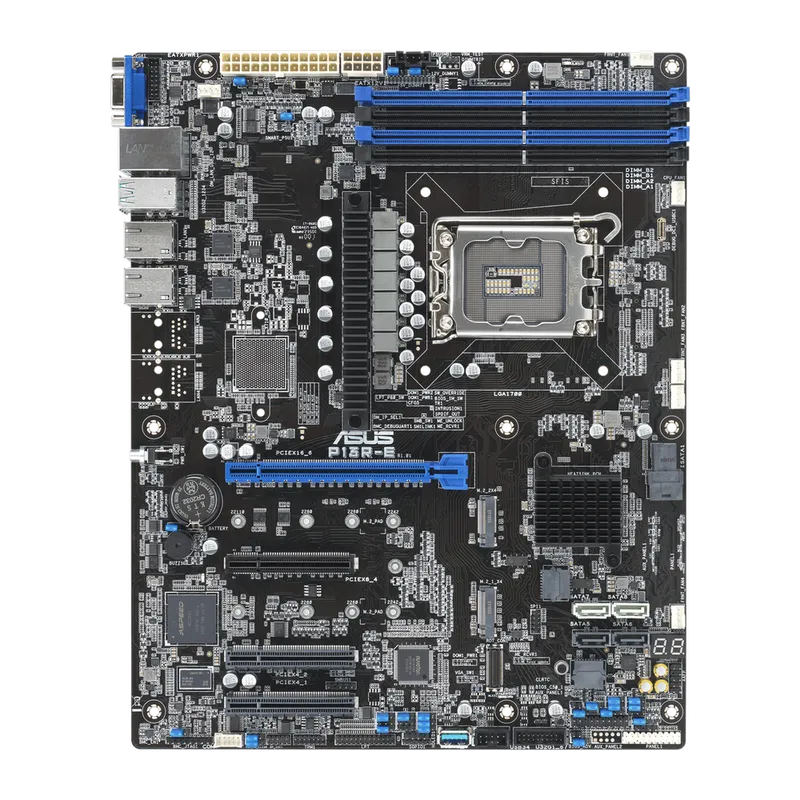 Материнская плата ASUS P13R-E LGA1700 ATX 4xDDR5 PCIEx16 3xPCIEx8 2xM.2 VGA 2xGLAN 