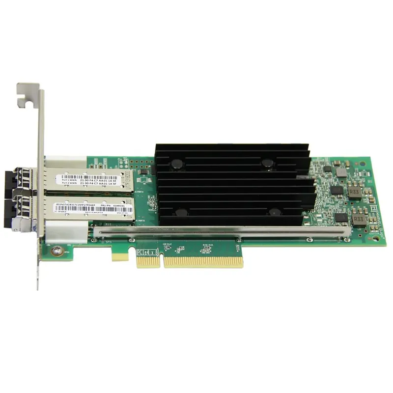 Сетевой адаптер Qlogic QLE2772-SR-SP (MA2810401-10 B) 32Gb/s FC HBA, 2-port, PCIe v4.0 x8, LowProfile, LC SR MMF, В комплекте две планки (LP + FH)