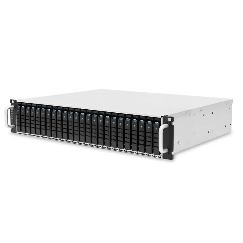 Корпус AIC XJ1-20247-02 2U 24x 2.5" hot-swap bays, hot-swap JBOD with dual SAS 24G expander controller, dual BMC, tool-less HDD tray, 800W 1+1 hot-swap redundant 80+ Platinum, tool-less rail kit (4X series)