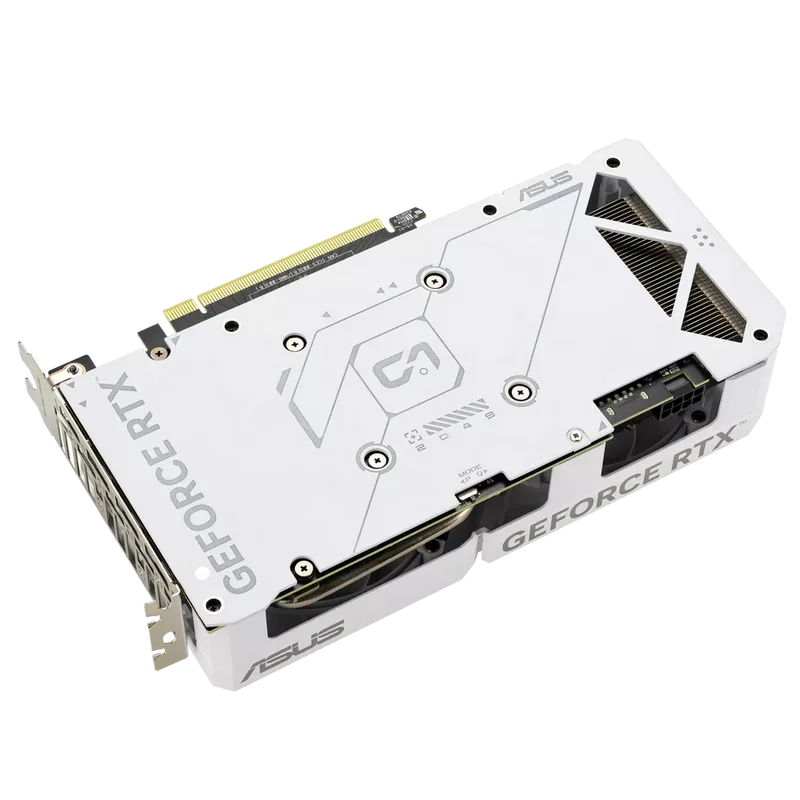Видеокарта ASUS RTX4060 DUAL EVO WHITE OC 8GB GDDR6 128bit 3xDP HDMI 2FAN RTL [DUAL-RTX4060-O8G-EVO WHITE]
