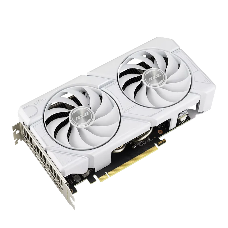 Видеокарта ASUS RTX4060 DUAL EVO WHITE OC 8GB GDDR6 128bit 3xDP HDMI 2FAN RTL [DUAL-RTX4060-O8G-EVO WHITE]