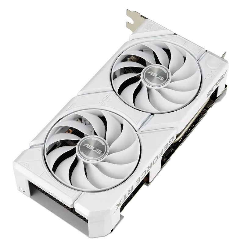 Видеокарта ASUS RTX4060 DUAL EVO WHITE OC 8GB GDDR6 128bit 3xDP HDMI 2FAN RTL [DUAL-RTX4060-O8G-EVO WHITE]