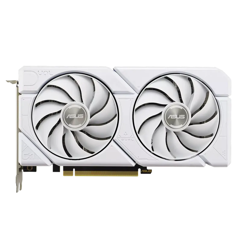 Видеокарта ASUS RTX4060 DUAL EVO WHITE OC 8GB GDDR6 128bit 3xDP HDMI 2FAN RTL [DUAL-RTX4060-O8G-EVO WHITE]
