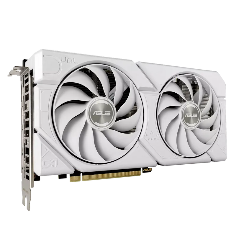 Видеокарта ASUS RTX4060 DUAL EVO WHITE OC 8GB GDDR6 128bit 3xDP HDMI 2FAN RTL [DUAL-RTX4060-O8G-EVO WHITE]