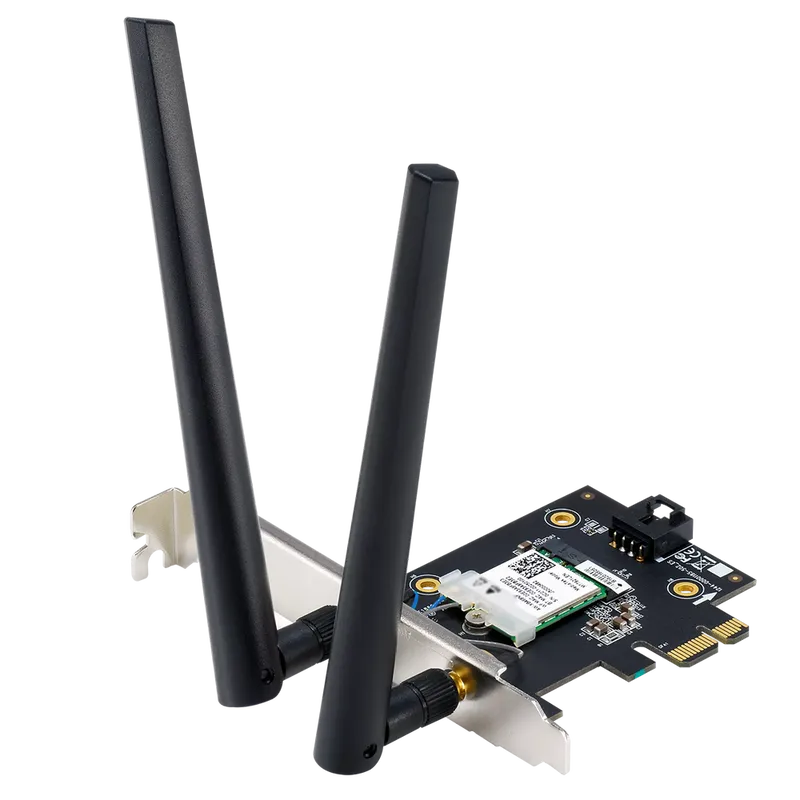 Сетевой адаптер ASUS PCE-BE6500 WiFi 7 Bluetooth 5.4 2882+2882+688Mbps 6GHz/5GHz/2.4GHz Адаптер беспроводной связи (Wi-Fi)