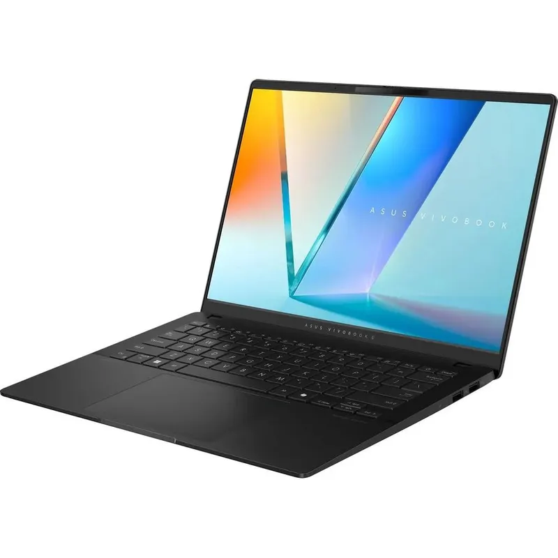 Ноутбук ASUS Vivobook S14 OLED S5406SA-QD100 Intel Core Ultra 7 258V/16Gb/SSD1Tb/14"/OLED/WUXGA/1920x1200/60Hz/NoOS/Black (90NB15R3-M00BP0)