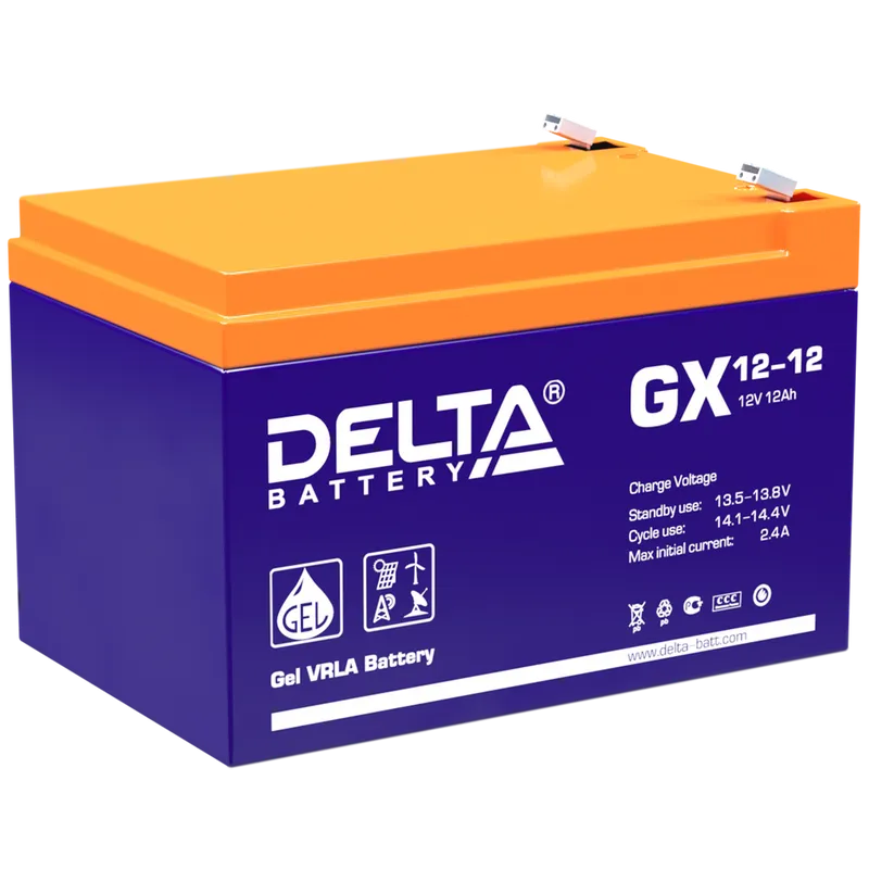 Аккумуляторная батарея Delta GX 12-12 