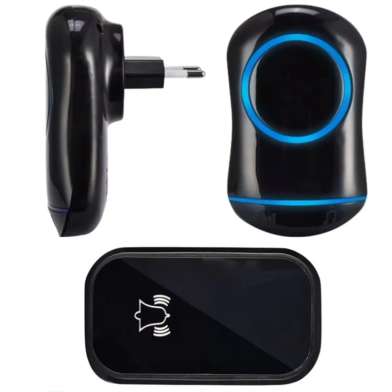 Звонок дверной кинетический SmartiNext , черный SN-T188-BB  не требует батарейки в кнопке, В комплекте: 1 внешняя кнопка и 1 внутренний блок,  Радиус действия : до 150 м, Световая индикация: да,  Регулировка громкости: Да, Колличество мелодий: 52,  