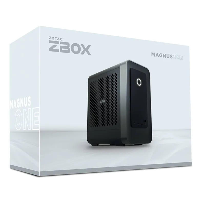 Платформа мини ПК ZOTAC ZBOX-ERP74070SC-BE, NVIDIA RTX4070 Super, Intel i7-14700, 2x DDR5 SODIMM slots, M2 SSD slot, 2.5" SATAIII BAY, WIFI, BT, 2.5G LAN, GLAN, 3x DP, HDMI, EU+UK PLUG, black
