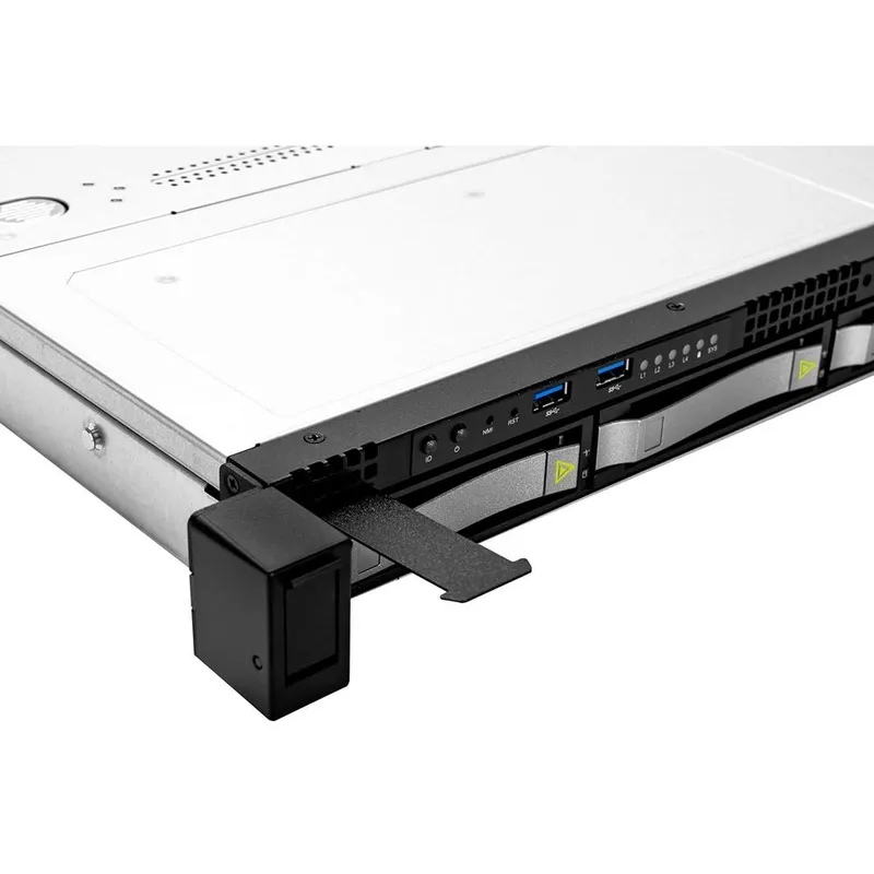Корпус In-Win Компьютерный IW-RS104-07 Single 650w Acbel/FAN 4056mm*6/SLIMSAS*4 BP)/2.5"/3.5" hot-swap HDD tray (gray color)*4/28"RAIL/power cord*2/I/O shield universal/ Riser Card for 1Uxx-07 series , PCIe Gen 3 x 16, left-facing 90degree