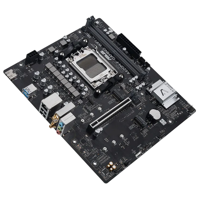 Материнская плата ASUS A620M-F GAMING WIFI AM5 mATX 2xDDR5 PCIEx16 2xM.2 HDMI 2.5GLAN Wi-Fi 6 