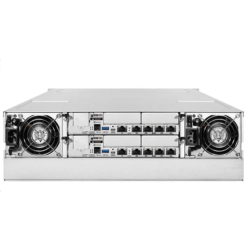 Infortrend EonStor GS 2000 Gen2 3U/16bay Dual controller, 2x12Gb/s SAS,8x1G iSCSI,+4 host boards,4x4GB,2x(PSU+FAN),2x(SuperCap+Flash),16xdrive trays,1xRackmount kit (GS 2016RCF-D)