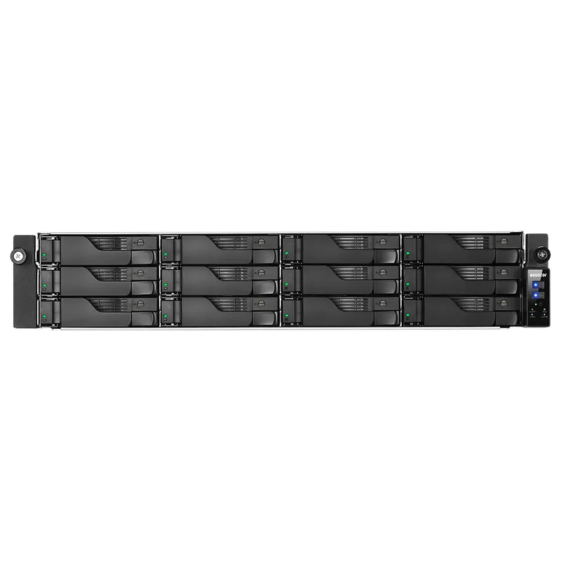 Платформа СХД ASUSTOR AS7112RDX 12 Bay (Max.24) 2xM.2 4xGLAN 8GB (Max.128 GB) DDR4 2xUSB-C 4xUSB 