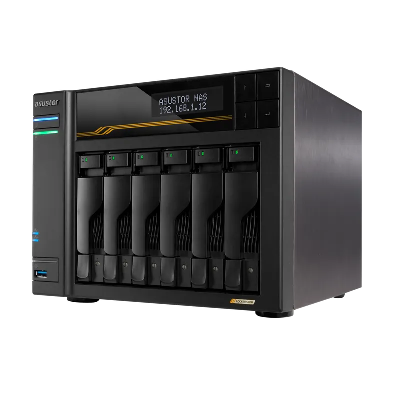 Платформа СХД ASUSTOR AS6806T 6 Bay (Max.18) 4xM.2 (90IX01T6-BW3S00)