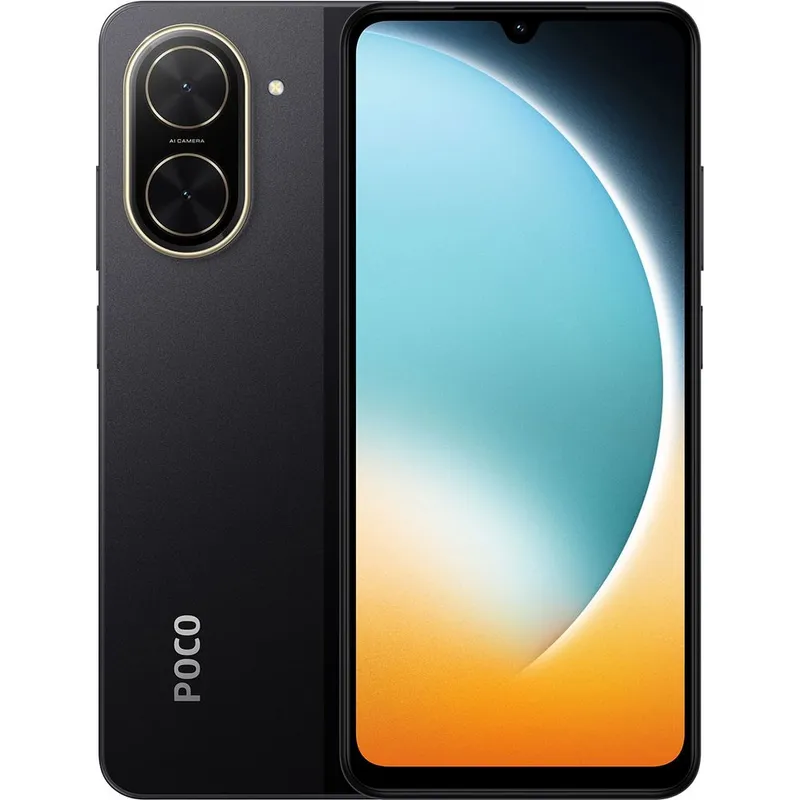 Смартфон POCO C71 4+128Gb чёрный (MZB0K29RU) (MZB0K29RU)