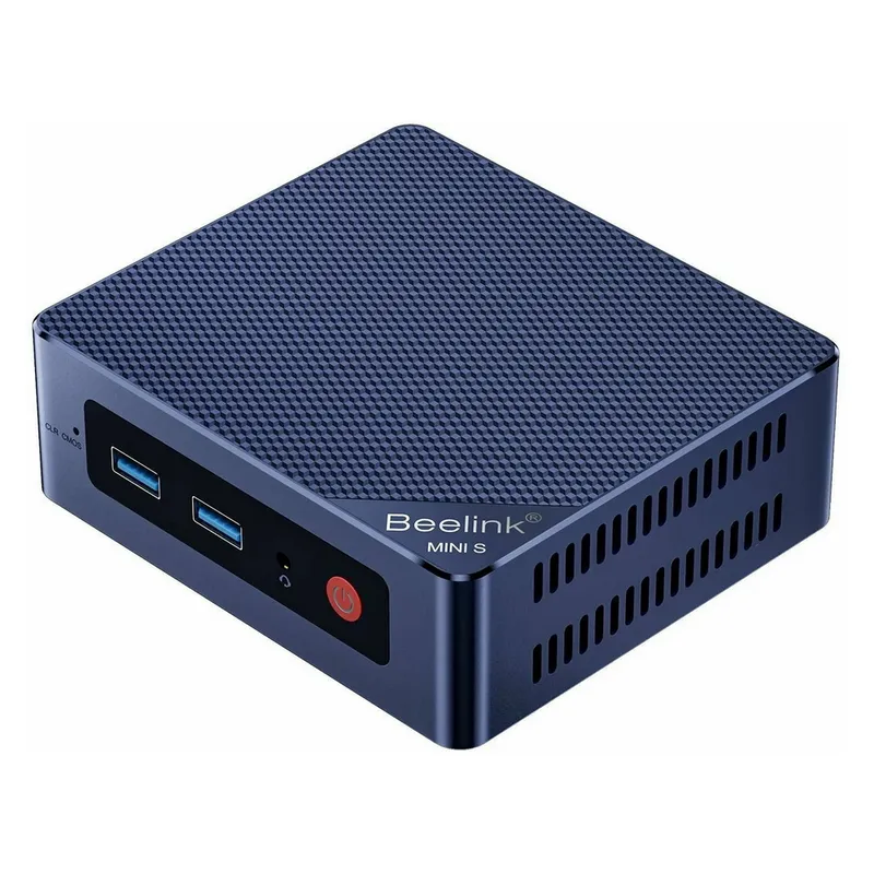 Мини-компьютер Beelink MINI S12, CPU:Intel® Alder Lake N95 Processor , 4C/4T , GPU : Intel@ UHD Graphics 1.20 GHZ(16EUs), : 8GB DDR4 3200MHz RAM 256GB SSD , Wi-Fi 5 ; Bluetooth 5.0; LAN 1000M