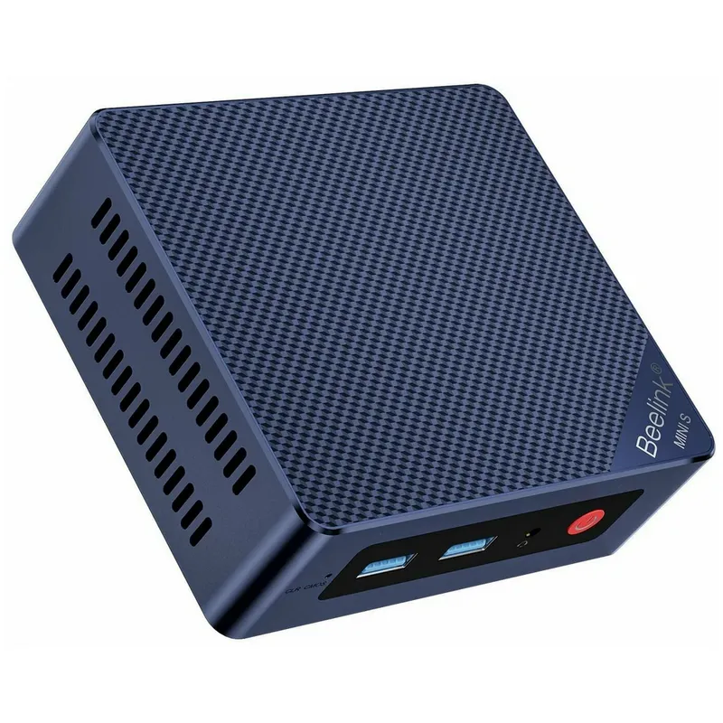 Мини-компьютер Beelink MINI S12, CPU:Intel® Alder Lake N95 Processor , 4C/4T , GPU : Intel@ UHD Graphics 1.20 GHZ(16EUs), : 8GB DDR4 3200MHz RAM 256GB SSD , Wi-Fi 5 ; Bluetooth 5.0; LAN 1000M