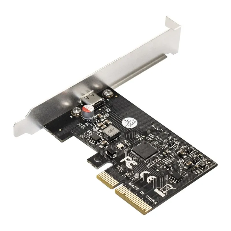 Контроллер ExeGate EXE-321 (PCI-E x4 v3.0, 20Gbps (USB3.2 GEN2x2) Type-C ext., ASMedia Chipset ASM3242)