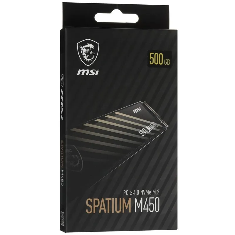 Твердотельный накопитель SSD MSI M.2 2280 500GB SPATIUM M450 V1 S78-440K380-P83