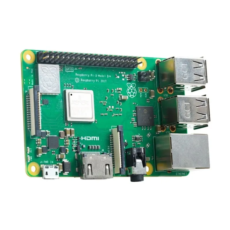 Одноплатный компьютер Raspberry Pi Raspberry Pi 3 Model B+ (RA433, E14 Version) Retail, 1GB RAM, Cortex-A53 (ARMv8) 64-bit SoC @ 1.4GHz Broadcom BCM2837B0 CPU, WiFi, Bluetooth, 40-pin extended GPIO, 4x USB 2.0, HDMI, USB-microB Power разъем (RASP1925) (13