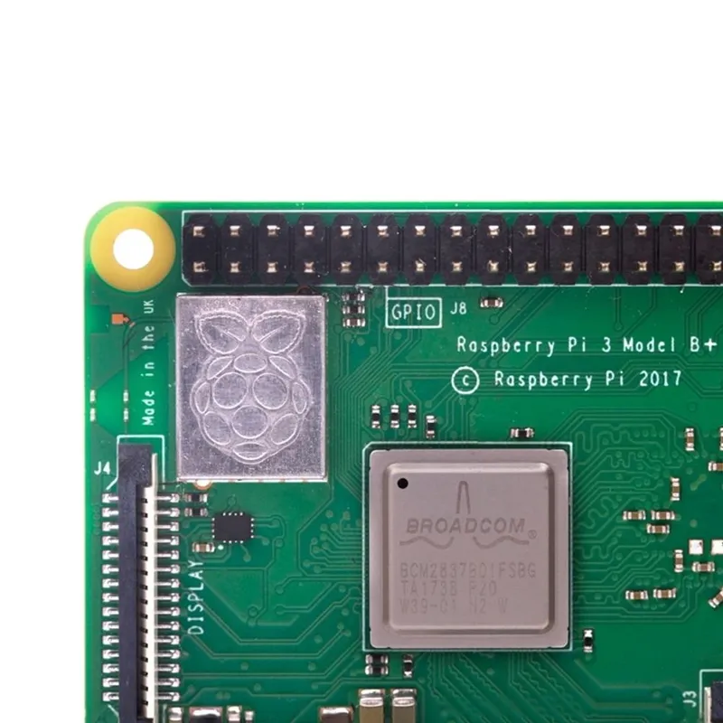 Одноплатный компьютер Raspberry Pi Raspberry Pi 3 Model B+ (RA433, E14 Version) Retail, 1GB RAM, Cortex-A53 (ARMv8) 64-bit SoC @ 1.4GHz Broadcom BCM2837B0 CPU, WiFi, Bluetooth, 40-pin extended GPIO, 4x USB 2.0, HDMI, USB-microB Power разъем (RASP1925) (13