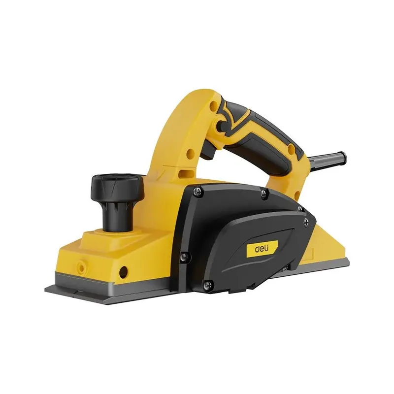 Электрорубанок Deli DC591 550 Вт, ширина / глубина обработки: 82 / 1 мм, глубина фальцевания: 9 мм