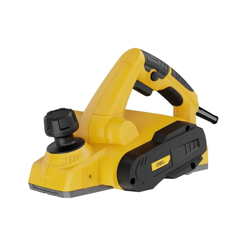 Электрорубанок Deli DC592 800 Вт, ширина / глубина обработки: 82 / 2,5 мм, глубина фальцевания: 11 мм