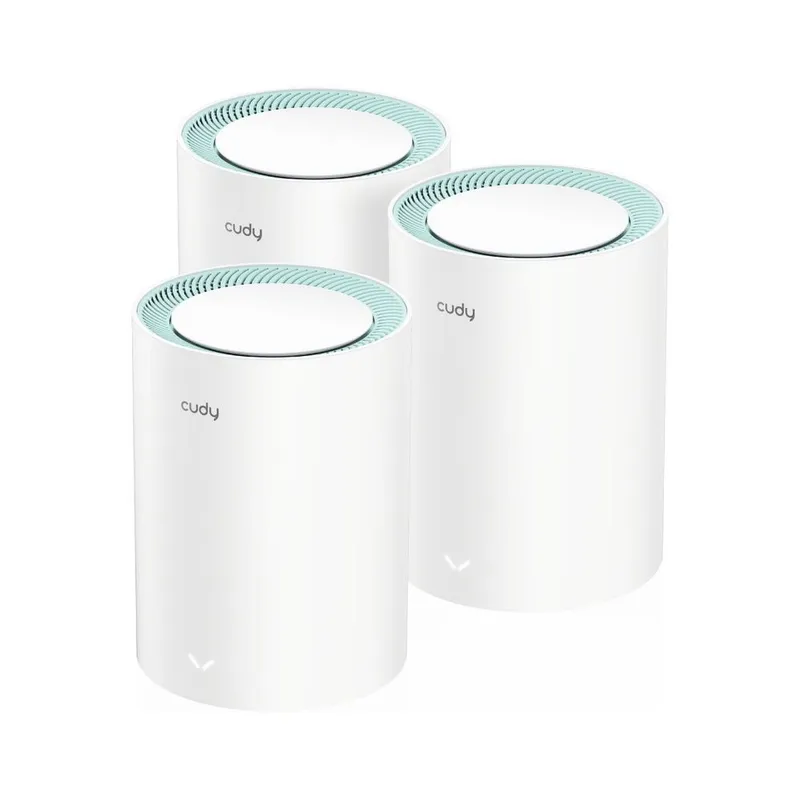 Бесшовный Mesh роутер Cudy M1500 (M1500(3-PACK)) AX1500 10/100/1000BASE-TX (упак.:3шт)