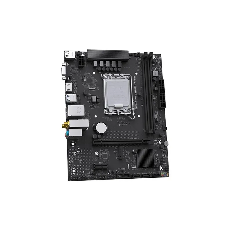 Материнская плата Maxsun MS-Challenger B760M-F WIFI B760, LGA1700, 2*DDR4, 1*PCIEx16, 1*PCIEx1, 1*M.2, 6*USB3.2Gen1, 4*USB2.0, 3*SATA3.0, 1G, DP, HDMI, M-ATX, RTL