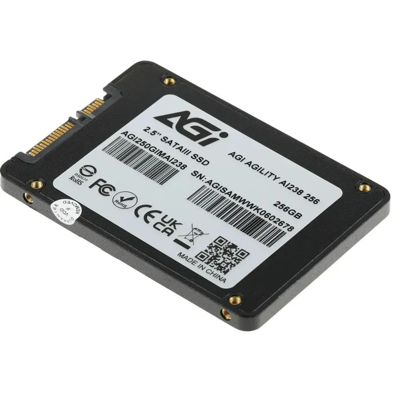 Твердотельный накопитель SSD AGI AI238 SSD 2.5" 256GB QLC RETAIL-Color Box 