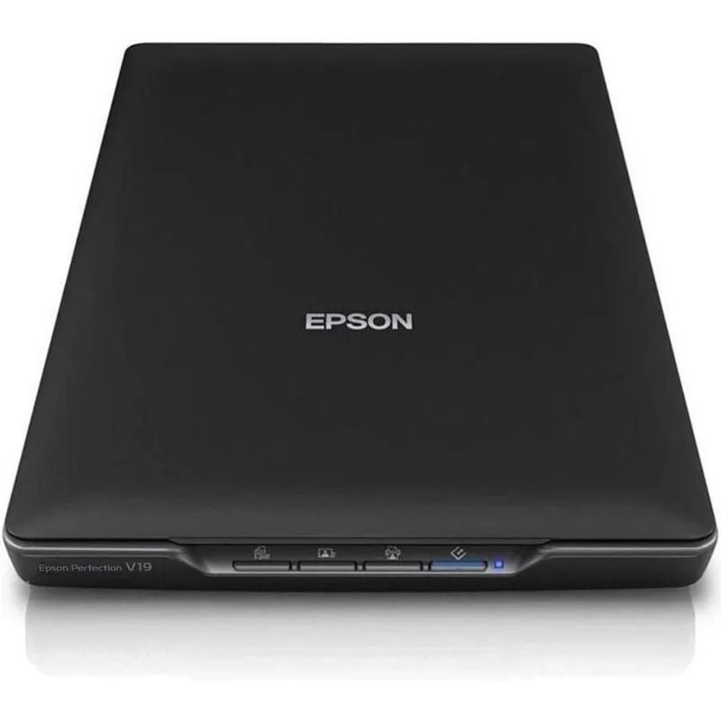 Epson Perfection V19 Сканер, Планшетный A4, 4800х4800 dpi, 18 стр/мин, ADF, USB 2.0 , ( B11B231401 / B1113231503)