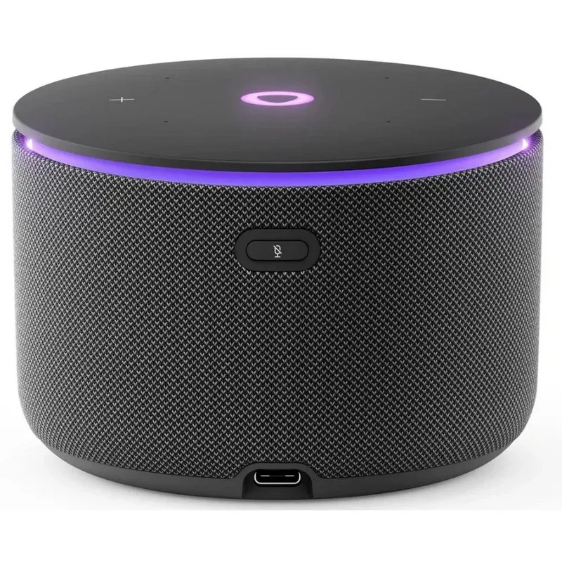 Умная колонка Яндекс Станция Мини 3 Про с Алисой, Zigbee, черный ( YNDX00059BLK) 