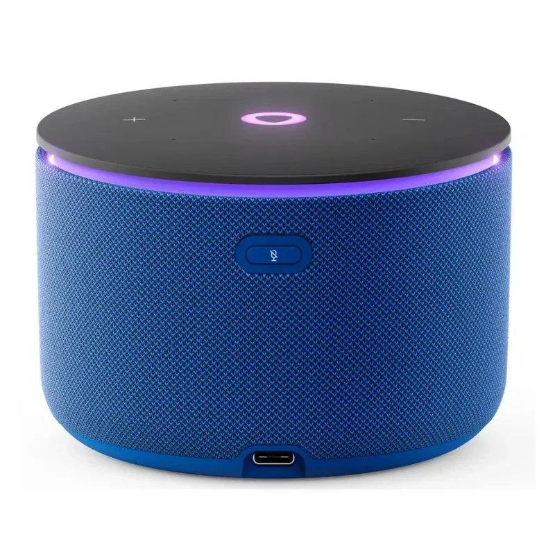 Умная колонка Яндекс Станция Мини 3 Про с Алисой, Zigbee, синий ( YNDX00059BLU) 