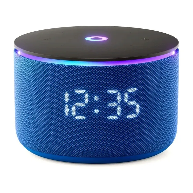 Умная колонка Яндекс Станция Мини 3 Про с Алисой, Zigbee, синий ( YNDX00059BLU) 