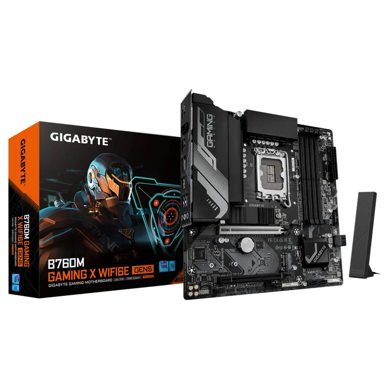 Материнская плата Gigabyte B760M GAMING X WIFI6E GEN5, RTL