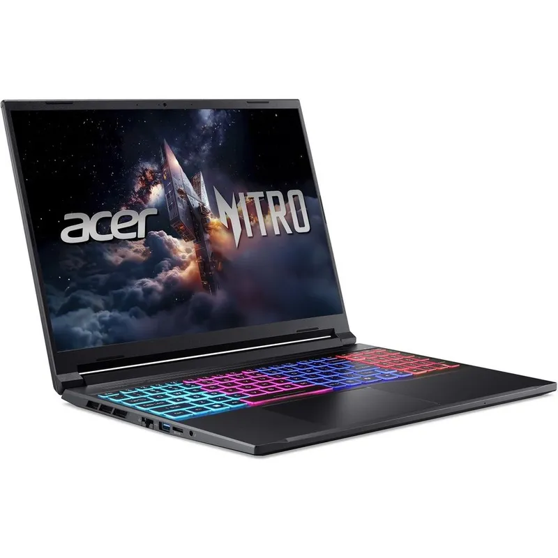 Ноутбук Acer Nitro V 16S ANV16S-71-75R0 Intel Core 7 240H/32Gb/SSD1Tb/RTX5060 8Gb/16"/IPS/WQXGA/2560x1600/180Hz/NoOS/Black (NH.U28CD.003)