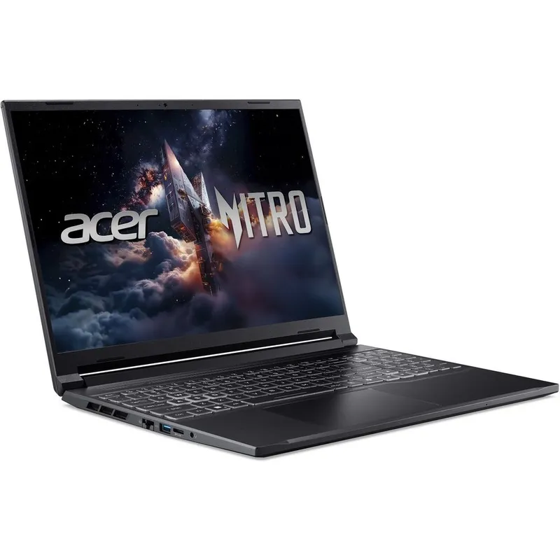 Ноутбук Acer Nitro V 16S ANV16S-71-55X8 Intel Core 5 210H/16Gb/SSD512Gb/RTX5050 8Gb/16"/IPS/WUXGA/1920x1200/180Hz/NoOS/Black (NH.U27CD.001)
