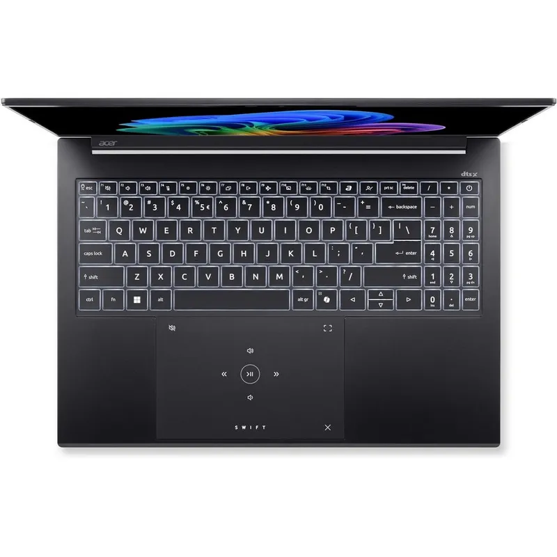 Ноутбук Acer Swift Go 16 SFG16-74-938Q Intel Core Ultra 9 288V/32Gb/SSD1Tb/16"/OLED/WUXGA+/2048x1280/120Hz/NoOS/Black (NX.JNMCD.004)