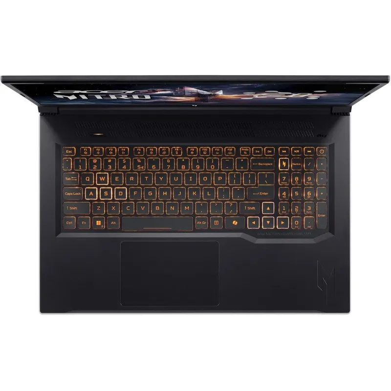 Ноутбук Acer Nitro V 17 AI ANV17-41-R6A6 AMD Ryzen 7 260/16Gb/SSD1Tb/RTX5060 8Gb/17.3"/IPS/FHD/1920x1080/144Hz/NoOS/Black (NH.QYVCD.005)