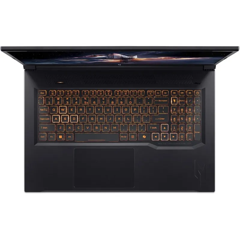 Ноутбук Acer Nitro V 17 AI ANV17-41-R6A6 AMD Ryzen 7 260/16Gb/SSD1Tb/RTX5060 8Gb/17.3"/IPS/FHD/1920x1080/144Hz/NoOS/Black (NH.QYVCD.005)