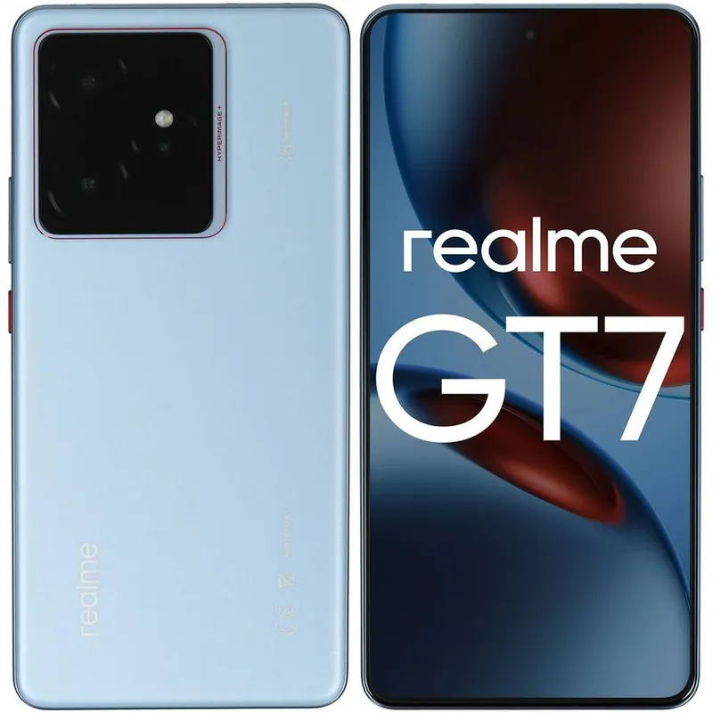 Смартфон Realme GT7 12+512 RMX5061 12+512 синий  (RMX5061 12+512 Icesense Blue)