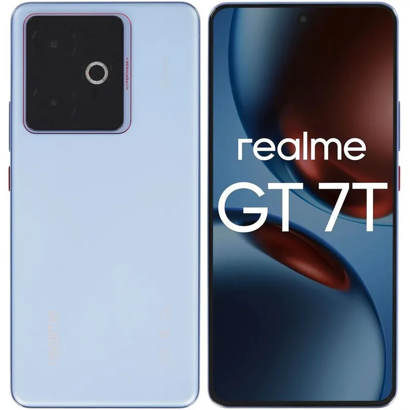 Смартфон Realme GT7T 12+256 RMX5085 12+256 синий  (RMX5085 12+256 Icesense Blue)