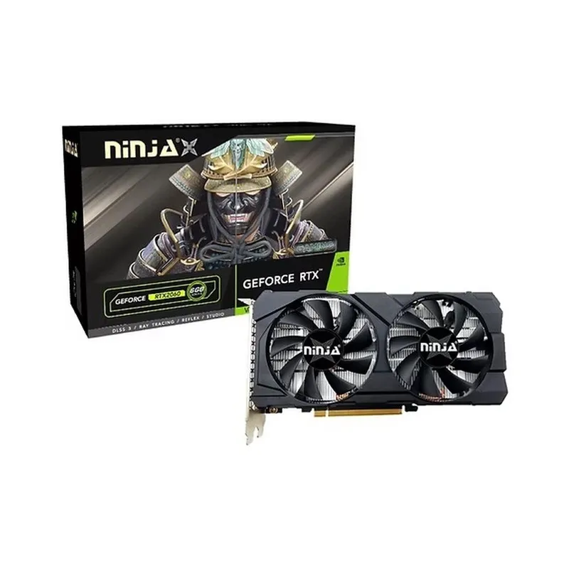 Видеокарта Ninja (Sinotex) RTX2060 6GB GDDR6 192bit DVI DP HDMI 2FAN RTL