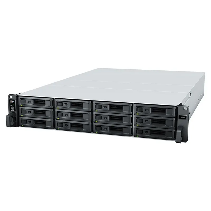 Системы хранения данных Synology(Rack 2U)12C 2,1 GhzCPU/16Gb(128)/RAID0,1,10,5,6/up to 12 HP SATA,SAS(3,5' 2,5') up to 96 (RX1222sas x 7)/2xUSB/4GE+2x10GE(RJ-45)/2Expslot/iSCSI/2xIPcam(up to128)/2xPSU/no rail/1YW