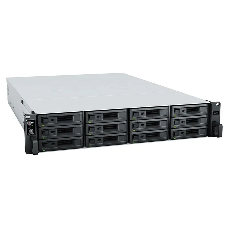 Системы хранения данных Synology(Rack 2U)12C 2,1 GhzCPU/16Gb(128)/RAID0,1,10,5,6/up to 12 HP SATA,SAS(3,5' 2,5') up to 96 (RX1222sas x 7)/2xUSB/4GE+2x10GE(RJ-45)/2Expslot/iSCSI/2xIPcam(up to128)/2xPSU/no rail/1YW