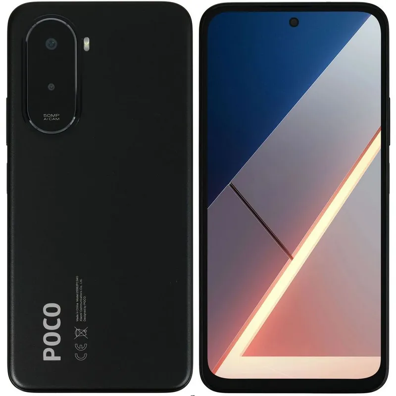 Смартфон POCO M7 6+128Gb чёрный (MZB0L4ERU) (MZB0L4ERU)
