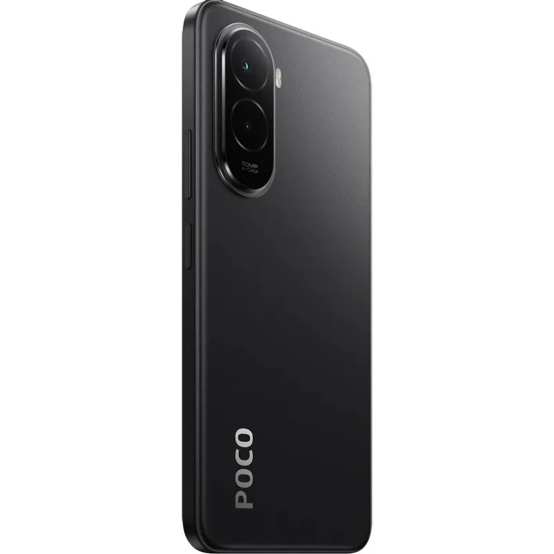 Смартфон POCO M7 6+128Gb чёрный (MZB0L4ERU)