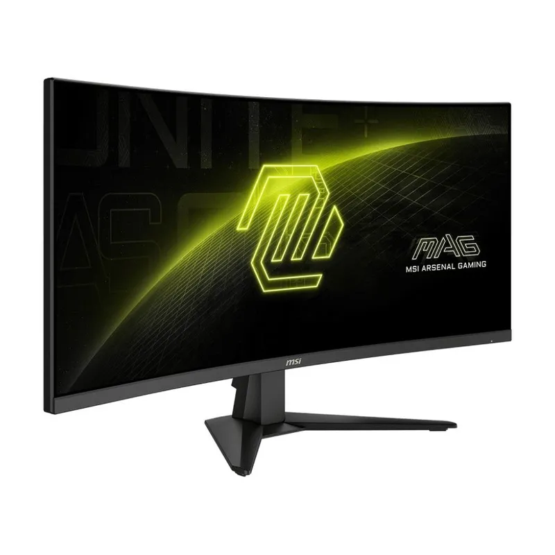 Монитор 34" MSI MAG 346CQ Black (VA, 3440x1440, HDMI+HDMI+DP, 1 ms, 178°/178°, 300 cd/m, 4000:1, 180Hz, Curved 1500R)