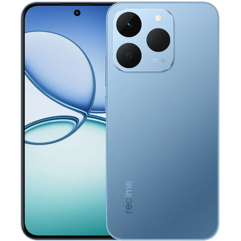Смартфон Realme 15T 12+256Gb голубой (12+256 RU Silk Blue)
