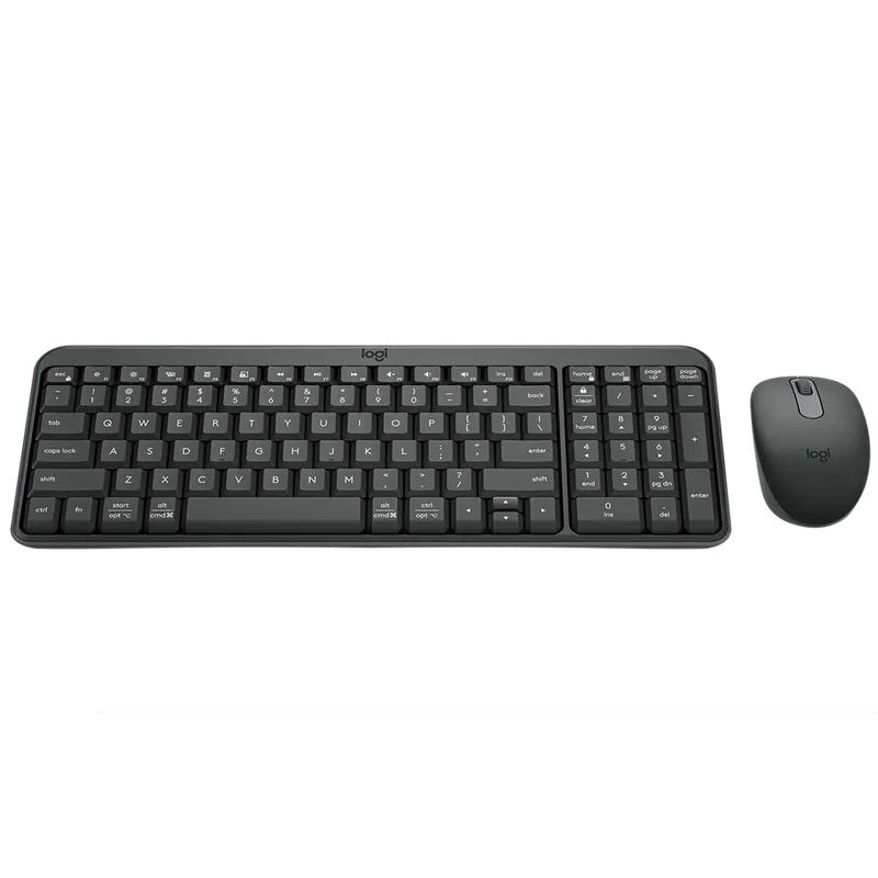 Клавиатура + мышь Logitech Wireless MK250 Compact клав:графитовый мышь:графитовый USB беспроводная Multimedia (920-013853)